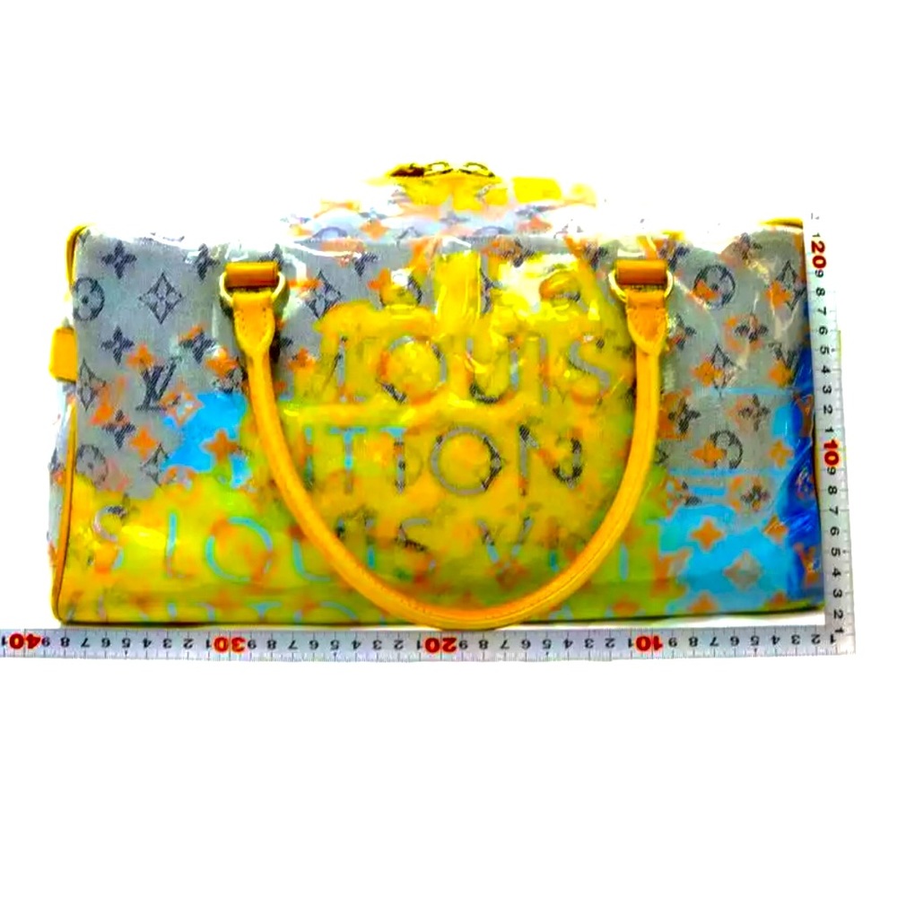 Louis Vuitton Limited Edition by Richard Price Prince Jaune Defile Weekender Bag